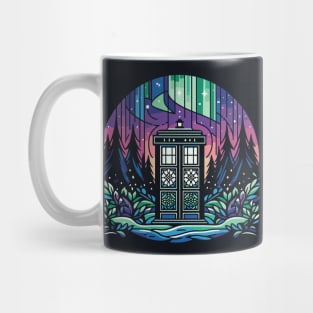 Holiday magic with TARDIS Mug
